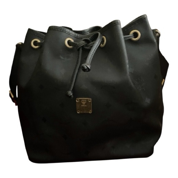 MCM Handbags - MCM Vintage Classic Black Bucket Bag Made in Germany Original price $375.00